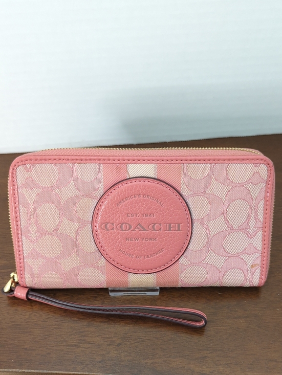 Coach Handbags - Coach Dempsey Large Phone Zip-Around Wallet .